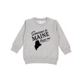 thumbnail image 1 of Inktastic Someone in Maine Loves Me Toddler Sweatshirt, 1 of 4