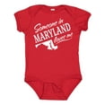 thumbnail image 1 of Inktastic Someone in Maryland Loves Me Boys or Girls Baby Bodysuit, 1 of 5