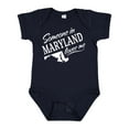 thumbnail image 1 of Inktastic Someone in Maryland Loves Me Boys or Girls Baby Bodysuit, 1 of 5