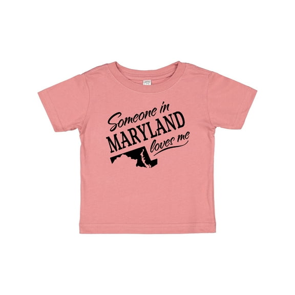 Inktastic Someone in Maryland Loves Me Boys or Girls Baby T-Shirt