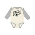 thumbnail image 1 of Inktastic Someone in Maryland Loves Me Boys or Girls Long Sleeve Baby Bodysuit, 1 of 5