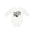 thumbnail image 1 of Inktastic Someone in Maryland Loves Me Boys or Girls Long Sleeve Baby Bodysuit, 1 of 5