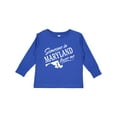 thumbnail image 1 of Inktastic Someone in Maryland Loves Me Boys or Girls Long Sleeve Toddler T-Shirt, 1 of 5