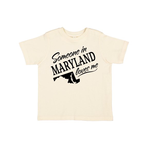 Inktastic Someone in Maryland Loves Me Boys or Girls Toddler T-Shirt