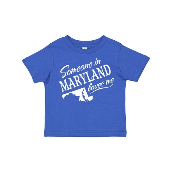 Inktastic Someone in Maryland Loves Me Boys or Girls Toddler T-Shirt