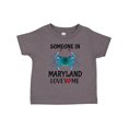 thumbnail image 1 of Inktastic Someone in Maryland Loves Me Crab Boys or Girls Toddler T-Shirt, 1 of 5