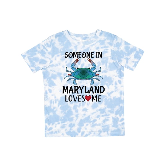 Inktastic Someone in Maryland Loves Me Crab Boys or Girls Toddler T-Shirt