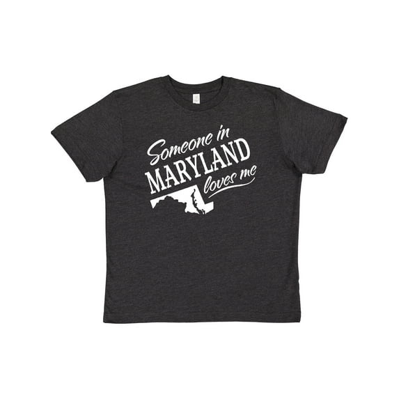 Inktastic Someone in Maryland Loves Me Youth T-Shirt