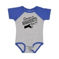 thumbnail image 1 of Inktastic Someone in Massachusetts Loves Me Boys or Girls Baby Bodysuit, 1 of 5