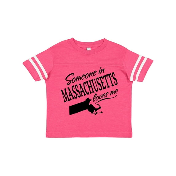 Inktastic Someone in Massachusetts Loves Me Boys or Girls Toddler T-Shirt