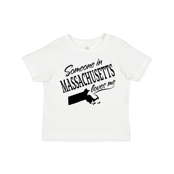 Inktastic Someone in Massachusetts Loves Me Boys or Girls Toddler T-Shirt