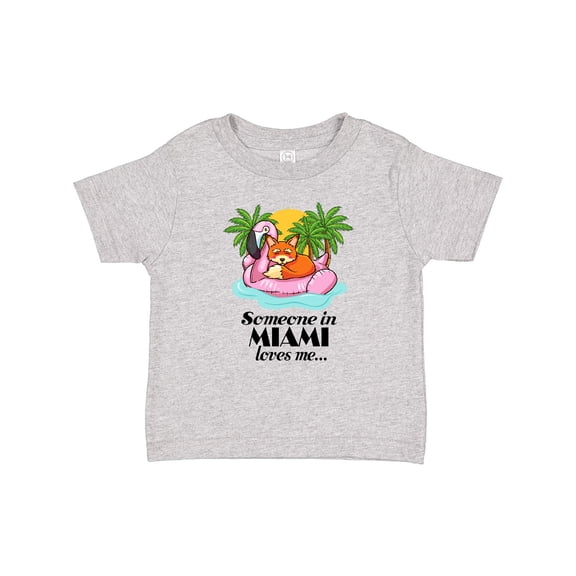 Inktastic Someone in Miami Loves Me Boys or Girls Baby T-Shirt