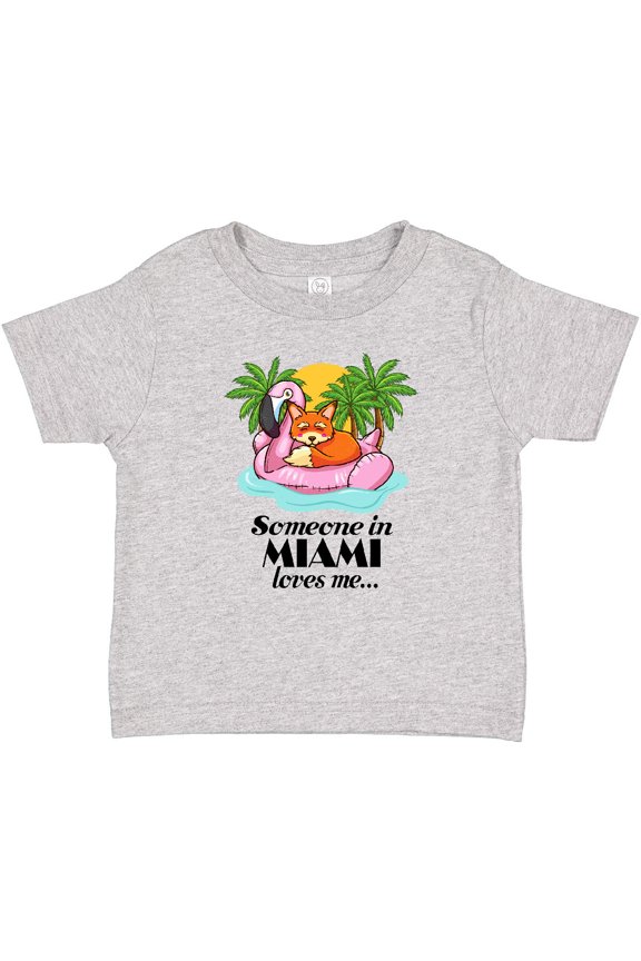 Someone in Miami Loves Me Boys or Girls Baby T-Shirt