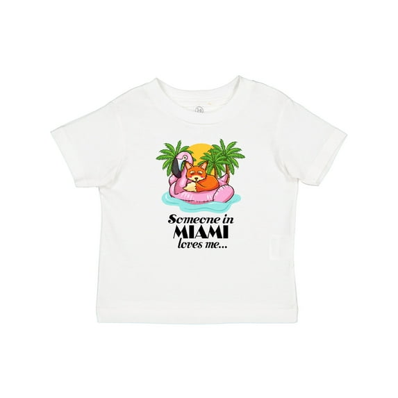 Inktastic Someone in Miami Loves Me Boys or Girls Baby T-Shirt