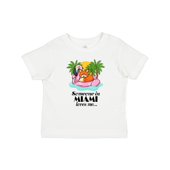 Inktastic Someone in Miami Loves Me Boys or Girls Baby T-Shirt