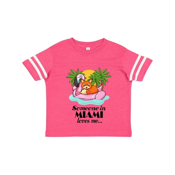Inktastic Someone in Miami Loves Me Boys or Girls Toddler T-Shirt