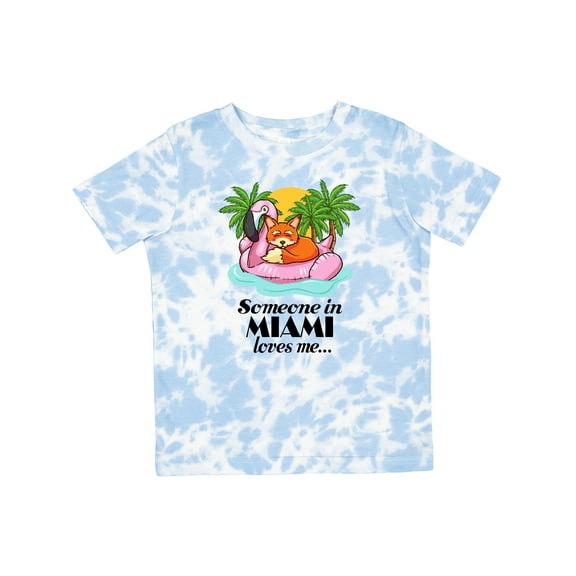 Inktastic Someone in Miami Loves Me Boys or Girls Toddler T-Shirt