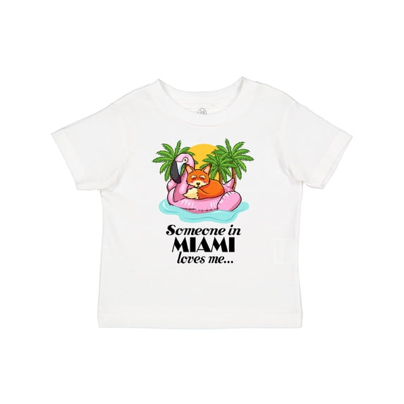 Inktastic Someone in Miami Loves Me Boys or Girls Toddler T-Shirt