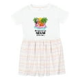 thumbnail image 1 of Inktastic Someone in Miami Loves Me Girls Toddler Dress, 1 of 5