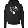 thumbnail image 1 of Inktastic Someone in Michigan Loves Me Adult Hoodie Sweatshirt, 1 of 4