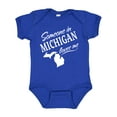 thumbnail image 1 of Inktastic Someone in Michigan Loves Me Boys or Girls Baby Bodysuit, 1 of 5