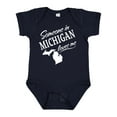 thumbnail image 1 of Inktastic Someone in Michigan Loves Me Boys or Girls Baby Bodysuit, 1 of 5