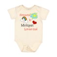 thumbnail image 1 of Inktastic Someone in Michigan Loves Me Boys or Girls Baby Bodysuit, 1 of 5