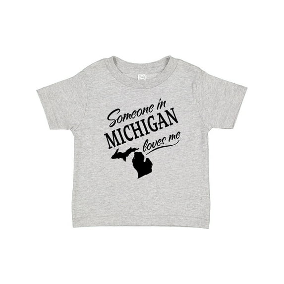 Inktastic Someone in Michigan Loves Me Boys or Girls Baby T-Shirt