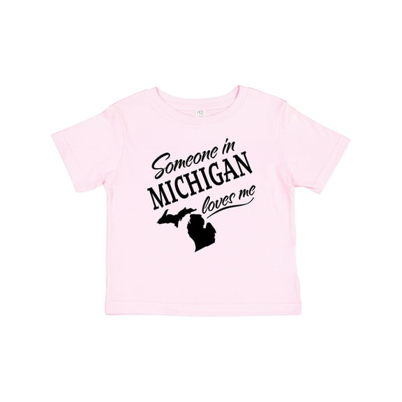 Inktastic Someone in Michigan Loves Me Boys or Girls Baby T-Shirt