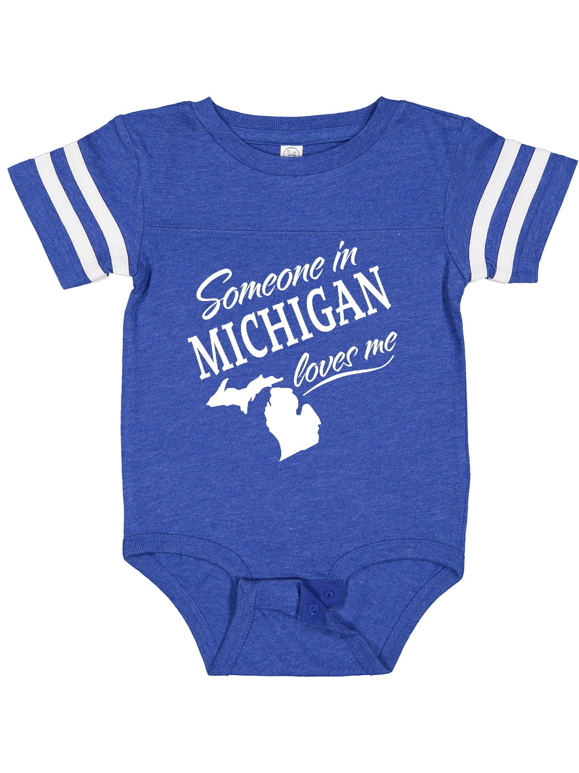 Inktastic Someone in Michigan Loves Me Gift Baby Boy or Baby Girl ...