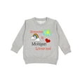 thumbnail image 1 of Inktastic Someone in Michigan Loves Me Toddler Sweatshirt, 1 of 4