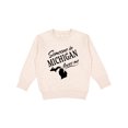thumbnail image 1 of Inktastic Someone in Michigan Loves Me Toddler Sweatshirt, 1 of 4