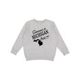 thumbnail image 1 of Inktastic Someone in Michigan Loves Me Youth Sweatshirt, 1 of 4