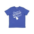 thumbnail image 1 of Inktastic Someone in Michigan Loves Me Youth T-Shirt, 1 of 5