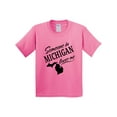 thumbnail image 1 of Inktastic Someone in Michigan Loves Me Youth T-Shirt, 1 of 5