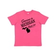 thumbnail image 1 of Inktastic Someone in Michigan Loves Me Youth T-Shirt, 1 of 5