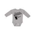 thumbnail image 1 of Inktastic Someone in Minnesota Loves Me Boys or Girls Long Sleeve Baby Bodysuit, 1 of 5