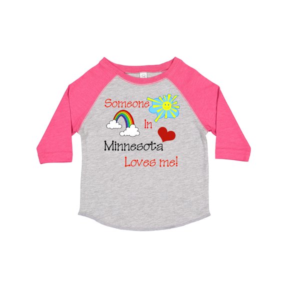 Inktastic Someone in Minnesota Loves Me Boys or Girls Toddler T-Shirt