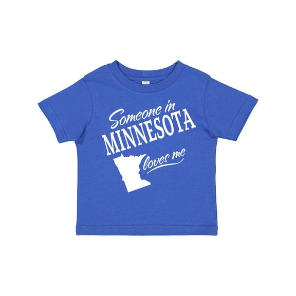 Inktastic Someone in Minnesota Loves Me Boys or Girls Toddler T-Shirt