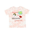thumbnail image 1 of Inktastic Someone in Minnesota Loves Me Boys or Girls Toddler T-Shirt, 1 of 5