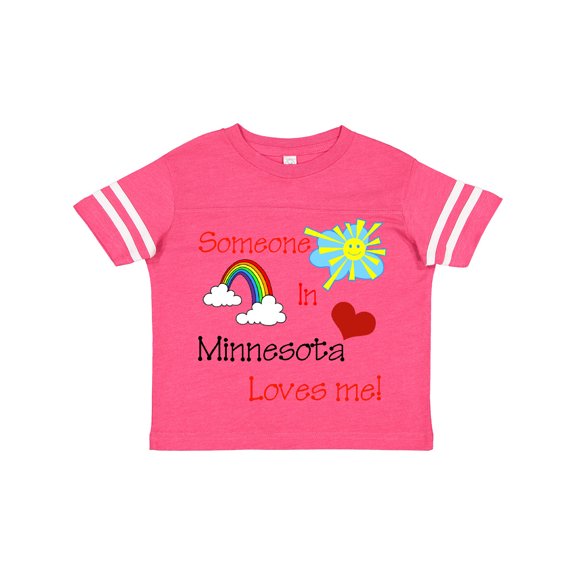 Inktastic Someone in Minnesota Loves Me Boys or Girls Toddler T-Shirt