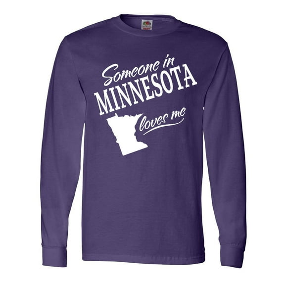 Inktastic Someone in Minnesota Loves Me Long Sleeve T-Shirt