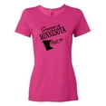 thumbnail image 1 of Inktastic Someone in Minnesota Loves Me Women's T-Shirt, 1 of 5