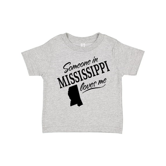 Inktastic Someone in Mississippi Loves Me Boys or Girls Toddler T-Shirt