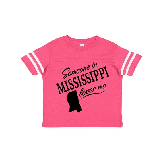 Inktastic Someone in Mississippi Loves Me Boys or Girls Toddler T-Shirt