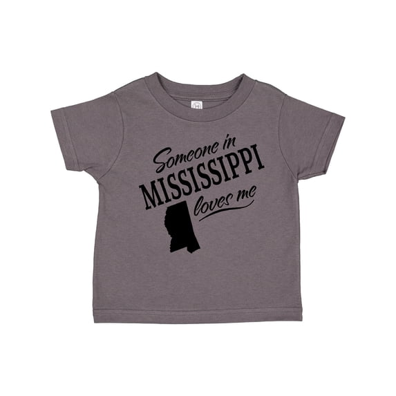Inktastic Someone in Mississippi Loves Me Boys or Girls Toddler T-Shirt