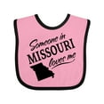 thumbnail image 1 of Inktastic Someone in Missouri Loves Me Boys or Girls Baby Bib, 1 of 4