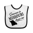 thumbnail image 1 of Inktastic Someone in Missouri Loves Me Boys or Girls Baby Bib, 1 of 4