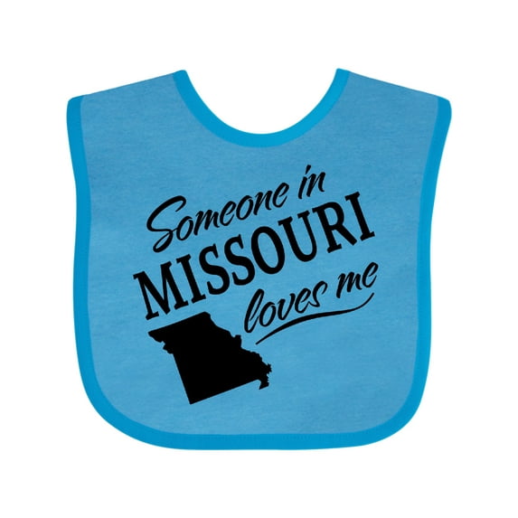 Inktastic Someone in Missouri Loves Me Boys or Girls Baby Bib