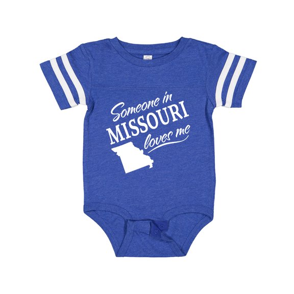 Inktastic Someone in Missouri Loves Me Boys or Girls Baby Bodysuit